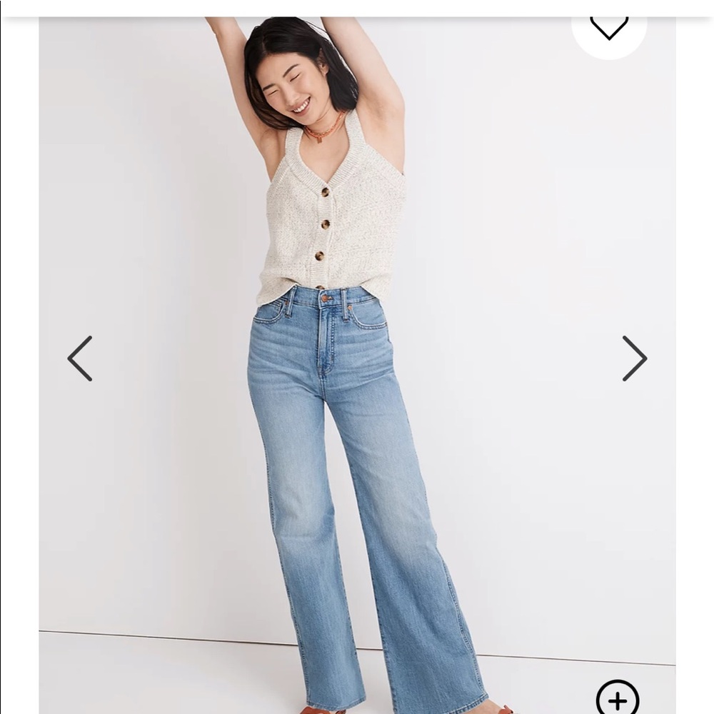Madewell 11” High Rise Flare sz 32